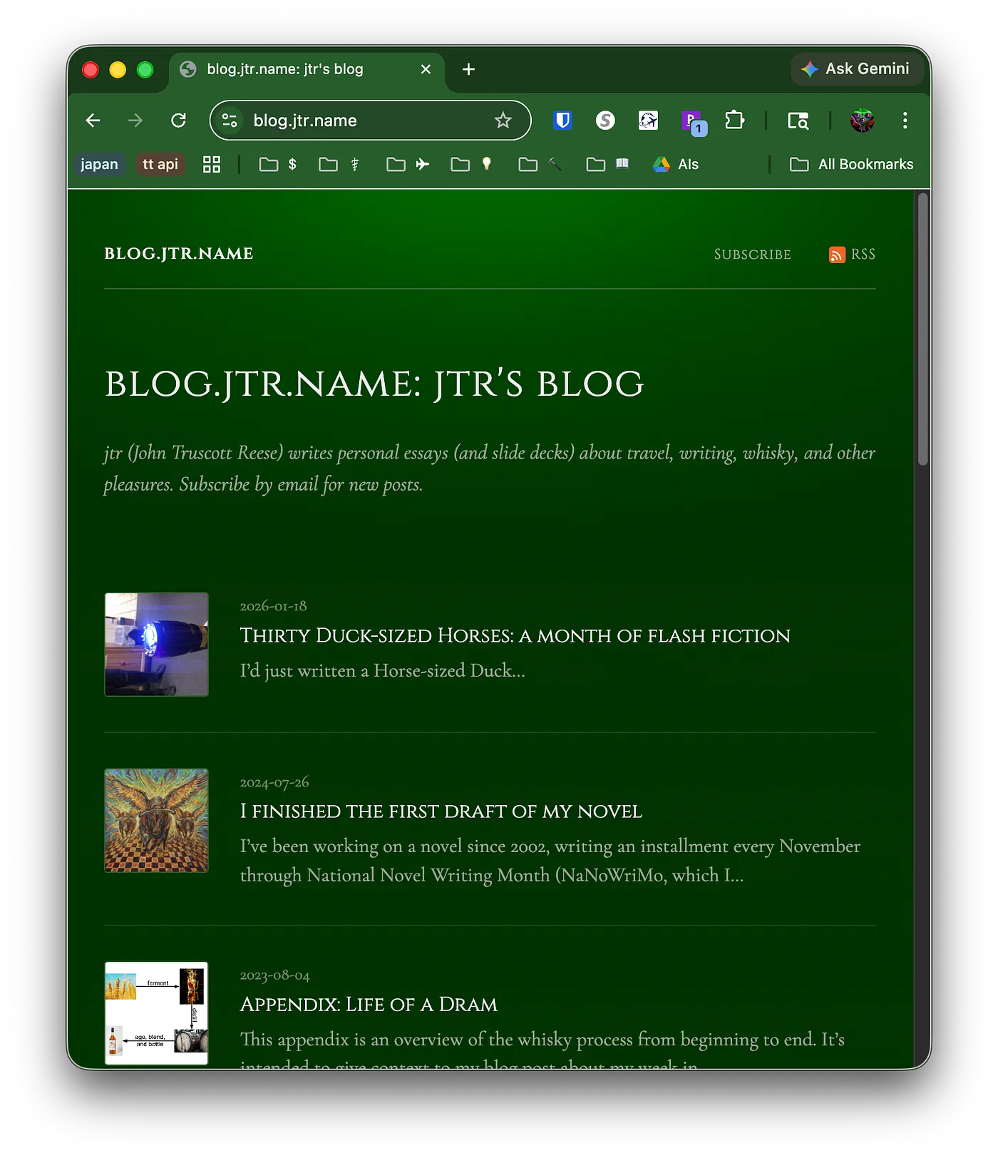 Thumbnail for Grabbing My Blog and Going Home