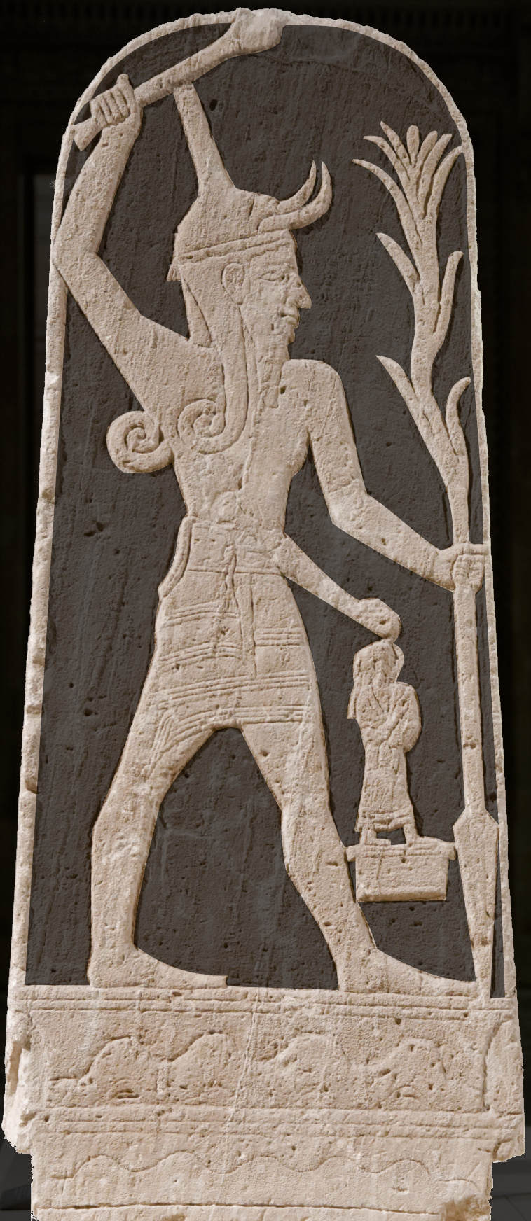 Baal, son of El and Asherah, from the Louvre