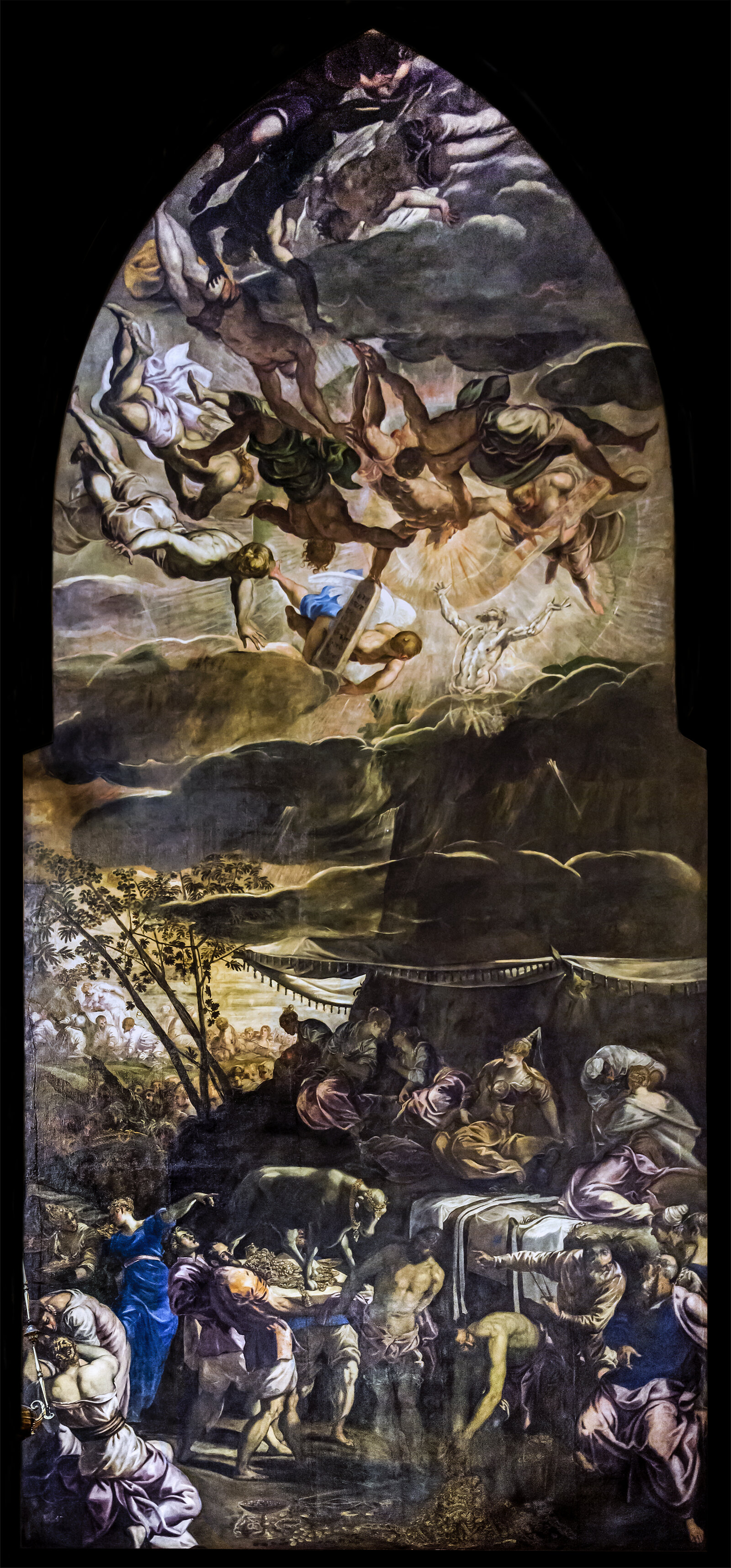 L’adorazione del vitello d’oro, Jacopo Robusti (Tintoretto)